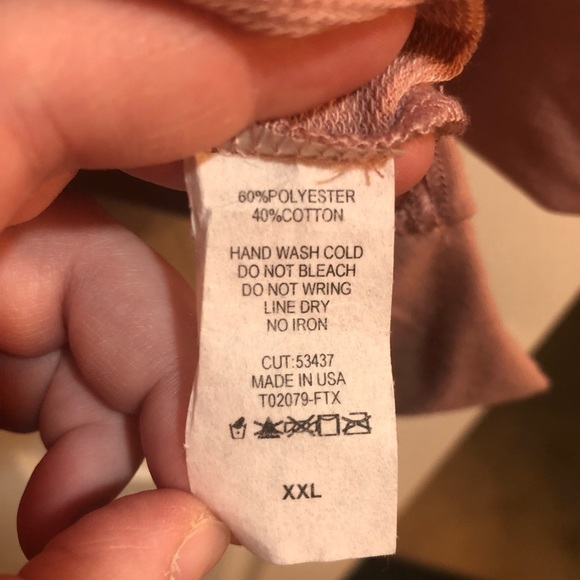 Honeyme Sweatshirt Leopard Mauve Pink Sweater XXL NWOT - Picture 5 of 7